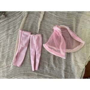 1980's Mattel Barbie Pink & Pretty 3554 skirt pants sheer wrap skirt shawl retro